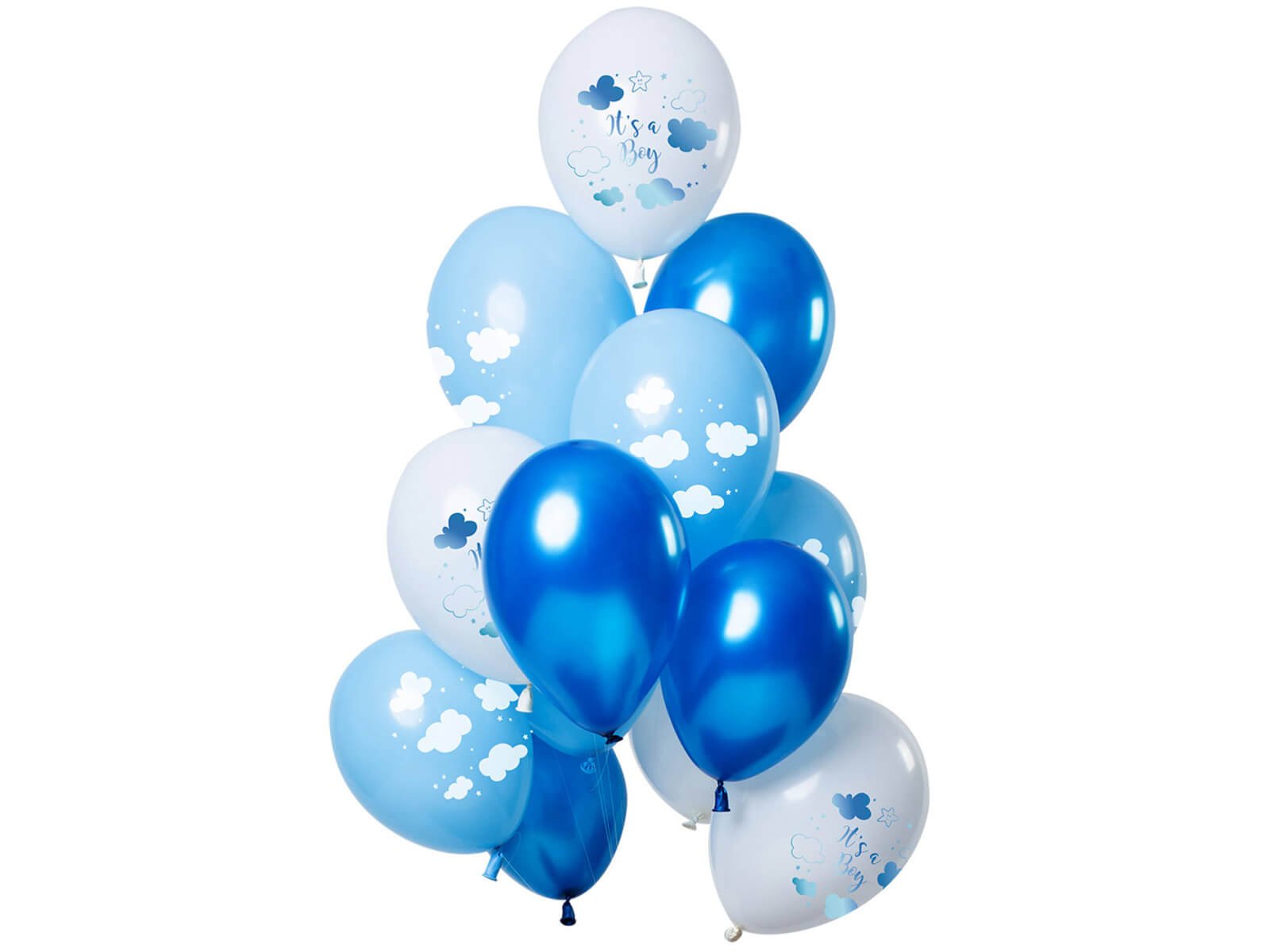 Balloons Baby Boy Blue - 30 cm - 12 pcs | BALLOONS \ LATEX BALLOONS ...