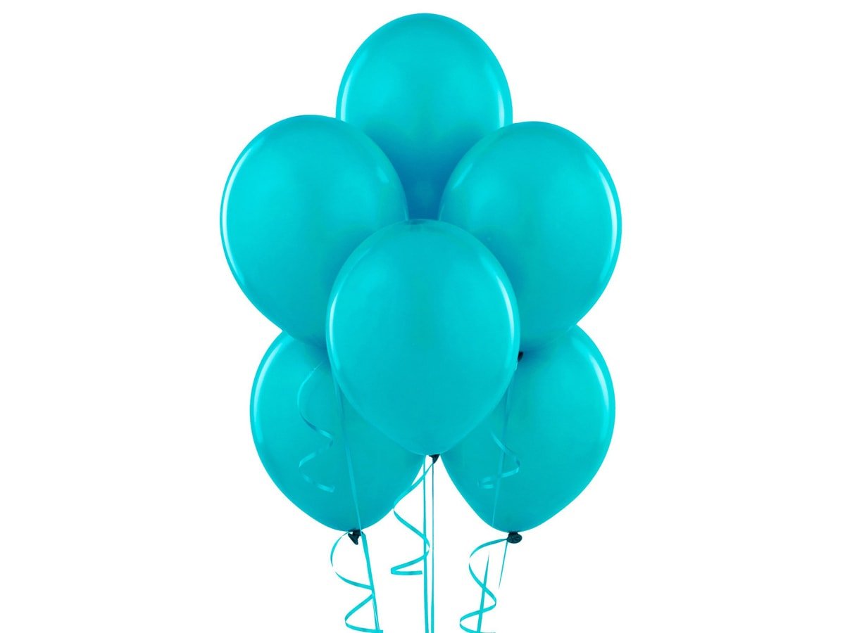 Blue pastel turquoise - 24x32 cm - 25 pcs | BALLOONS \ LATEX BALLOONS ...