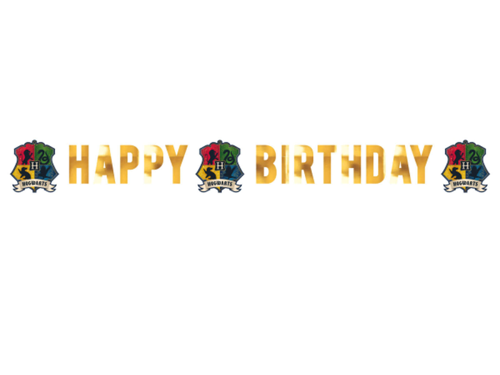 Harry Potter Happy Birthday banner -180 cm | DECORATIONS, BANNERS ...