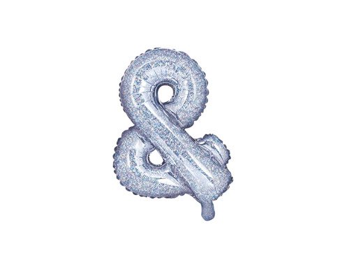 "&" Foil Balloon - 35 cm - 1 pc