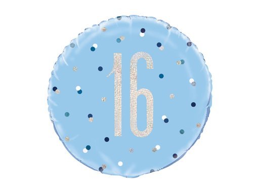 16th Birthday Balloon - 46 cm - 1 pc