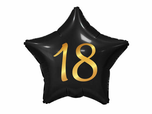 18th Birthday Balloon - 48 cm - 1 pc