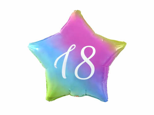 18th Birthday Balloon - 48 cm - 1 pc