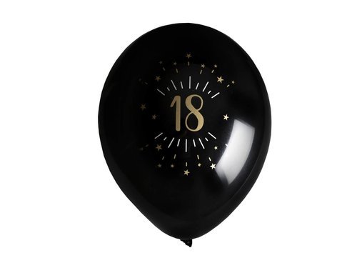 18th Birthday balloons - 23 cm - 8 pcs