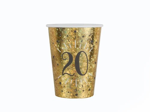 20 years gold ages cup - 250 ml - 10 pcs.