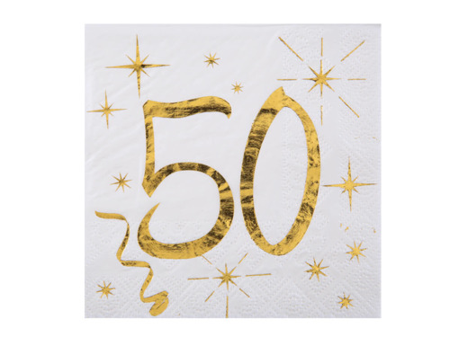 30 years white ages napkin