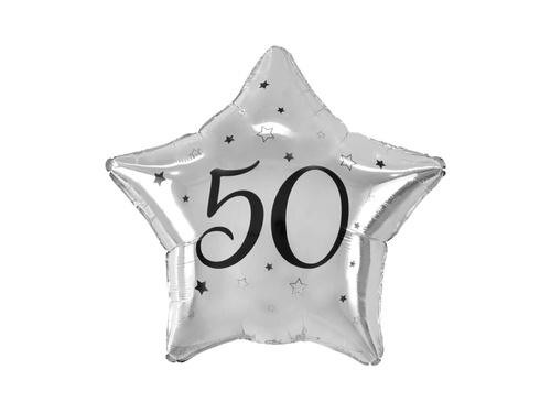 50th Birthday Balloon - 48 cm - 1 pc