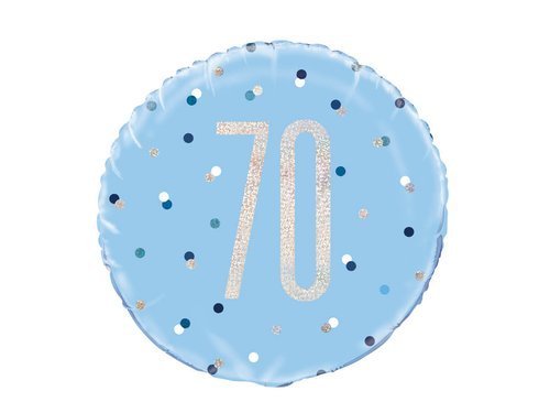 70th Birthday Balloon - 46 cm - 1 pc