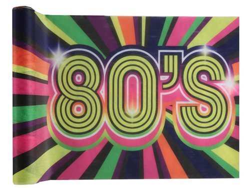 80's table runner - 30 x 300 cm - 1 pc