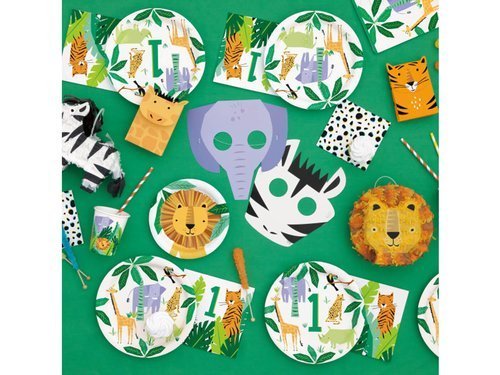 Animal Jungle Plates - 18 cm - 8 pcs