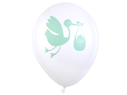 Baby Shower Latex Balloons - 23 cm - 8 pcs