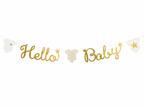 Baby shower banner - 160 cm - 1 pc