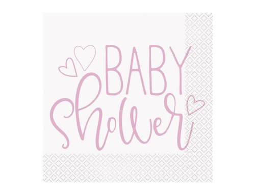 Baby shower lunch napkins - 33 cm - 16 pcs