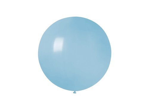 Balloon 0,80 meter, pastel round, sky blue, 1 pc