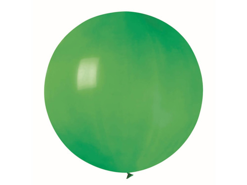 Balloon 0,85 meter, pastel mexican round, green, 1 pc