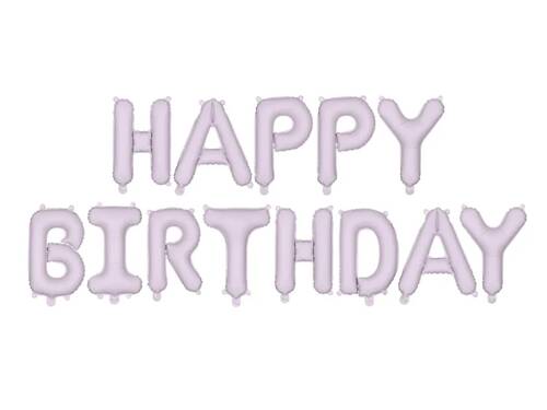 Balloon banner kit Happy Birthday