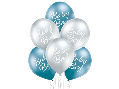 Balloons Baby Boy Blue - 30 cm - 6 pcs