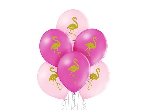 Balloons Flamingo - 12" - 6 pcs