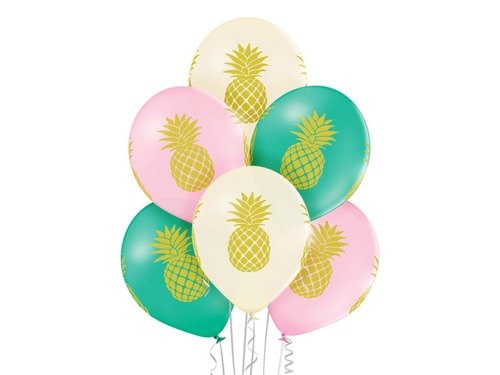 Balloons Pineapple - 12" - 6 pcs