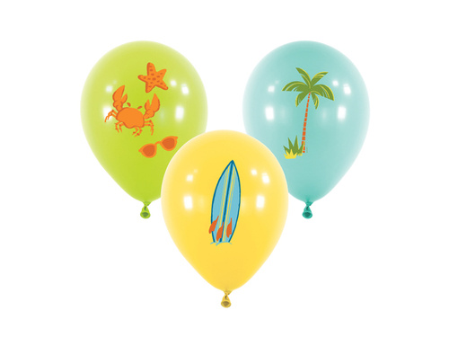 Balloons Surf Party - 11" - 6 pcs