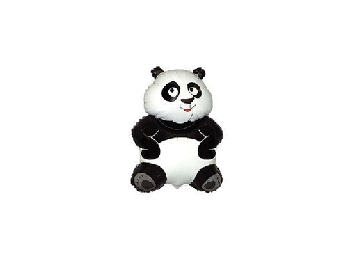 Balon foliowy do patyka Miś Panda - 33 x 23 cm - 1 szt