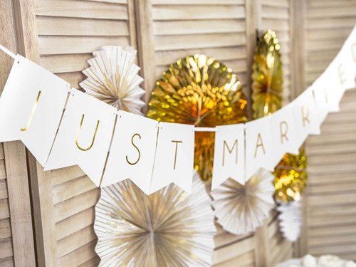 Banner Just Married, 155 cm, 1 pc