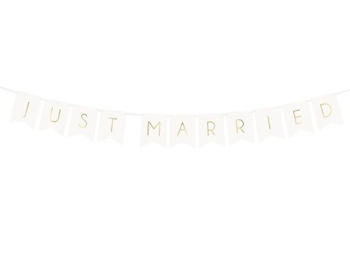 Banner Just Married, 155 cm, 1 pc