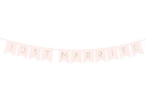 Banner Just Married, 155 cm, 1 pc