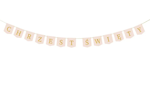 Baptism flag banner - 2 m - 1 pc