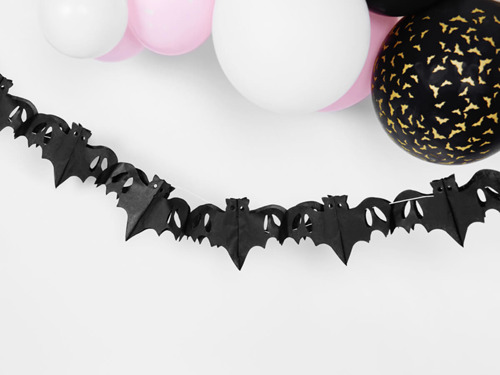 Bat Halloween garland - 400 cm - 1 pc