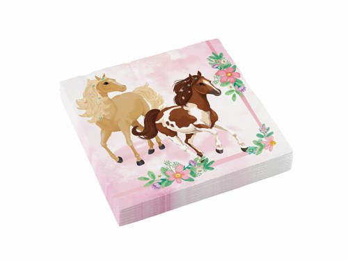 Beautiful Horses Napkins - 33 cm - 20 pcs