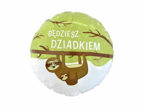 Będziesz Dziadkiem Foil Balloon - 46 cm - 1 pc