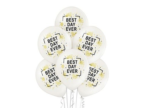 Best Day Ever Balloons - 12" - 6 pcs