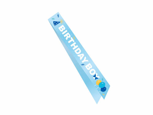 Birthday Boy blue sash - 1 pc