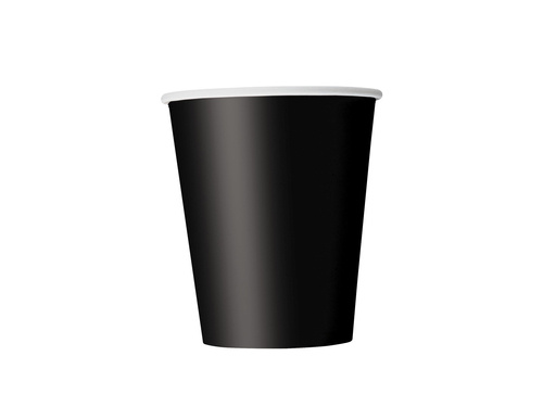 Black Paper Cups - 266 ml - 14 pcs