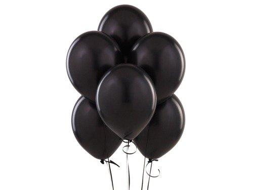 Black pastel balloons - 10'' - 100 pcs