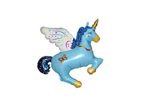 Blie Unicorn Foil Balloon - 113 x 108 cm - 1 pc