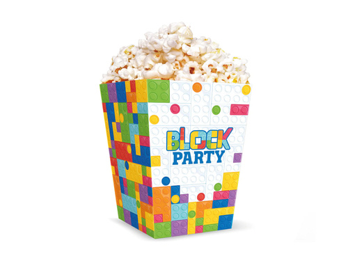 Blocks Decorative boxes for popcorn - 6 pcs