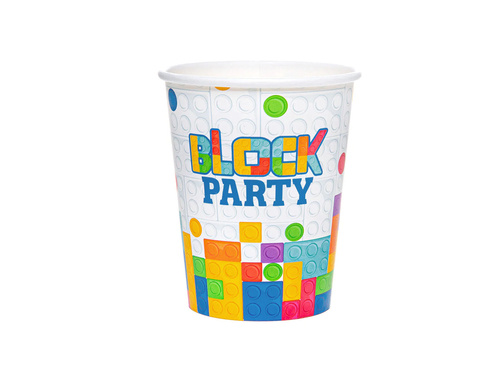 Blocks Paper Cups - 220 ml - 6 pcs