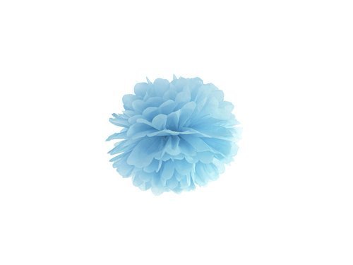 Blotting paper Pompom, light misty blue - 25 cm - 1 pc