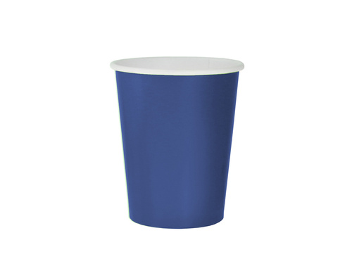 Blue Paper Cups - 270 ml - 14 pcs