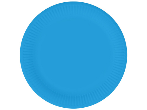 Blue Paper Plates - 18 cm - 6 pcs