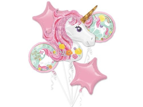 Bouquet Magical Unicorn FoilBalloon - 1 pack