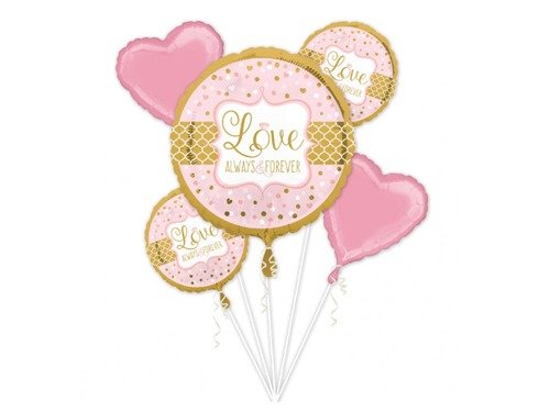 Bouquet Sparkling Wedding FoilBalloon - 1 pack