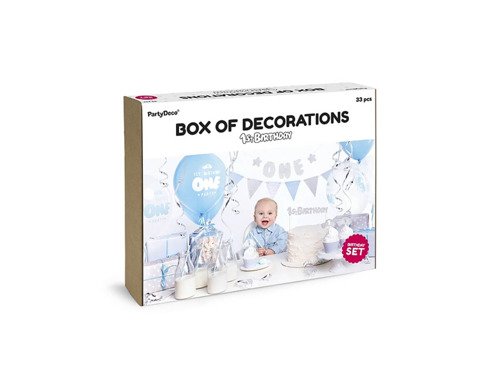 Box of Decoration 1st Birthday