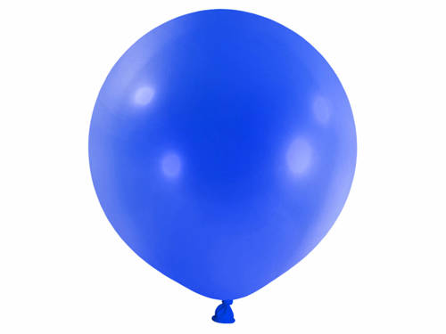 Bright Royal Blue pastel balloons - 24'' - 4 pcs.