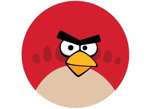 Cake Topper Angry Birds - 20 cm - 1 pc.
