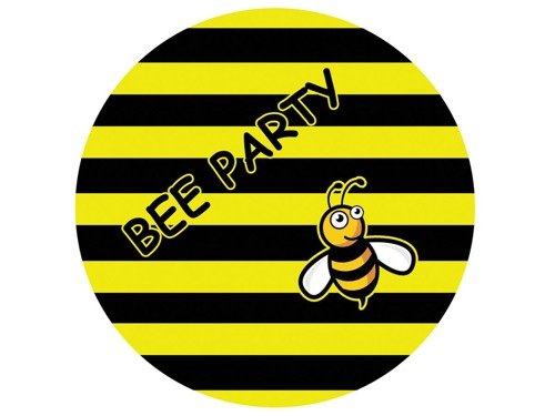 Cake Topper Bee - 20 cm - 1 pc.