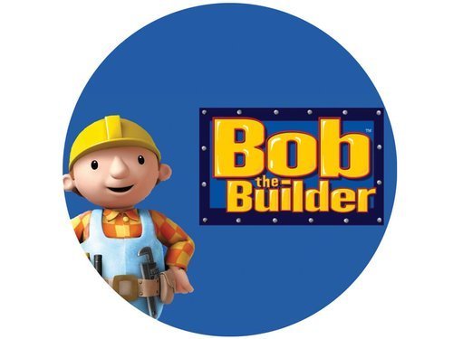 Cake Topper Bob The Builder - 20 cm - 1 pc.