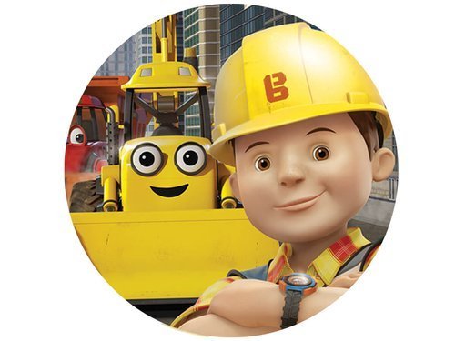 Cake Topper Bob The Builder - 20 cm - 1 pc.